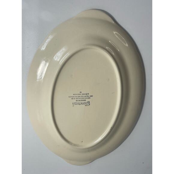 Vintage Franciscan Apple USA 12" x 8" Oval Serving Platter - Picture 8 of 9